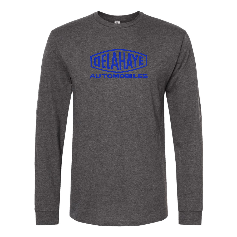 Men's Delahaye Logo Cotton Long Sleeve T-Shirt