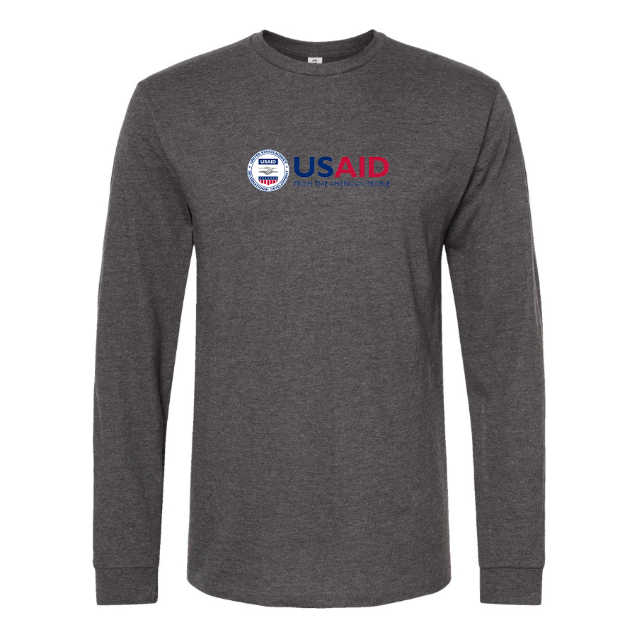 Men's USAid Cotton Long Sleeve T-Shirt