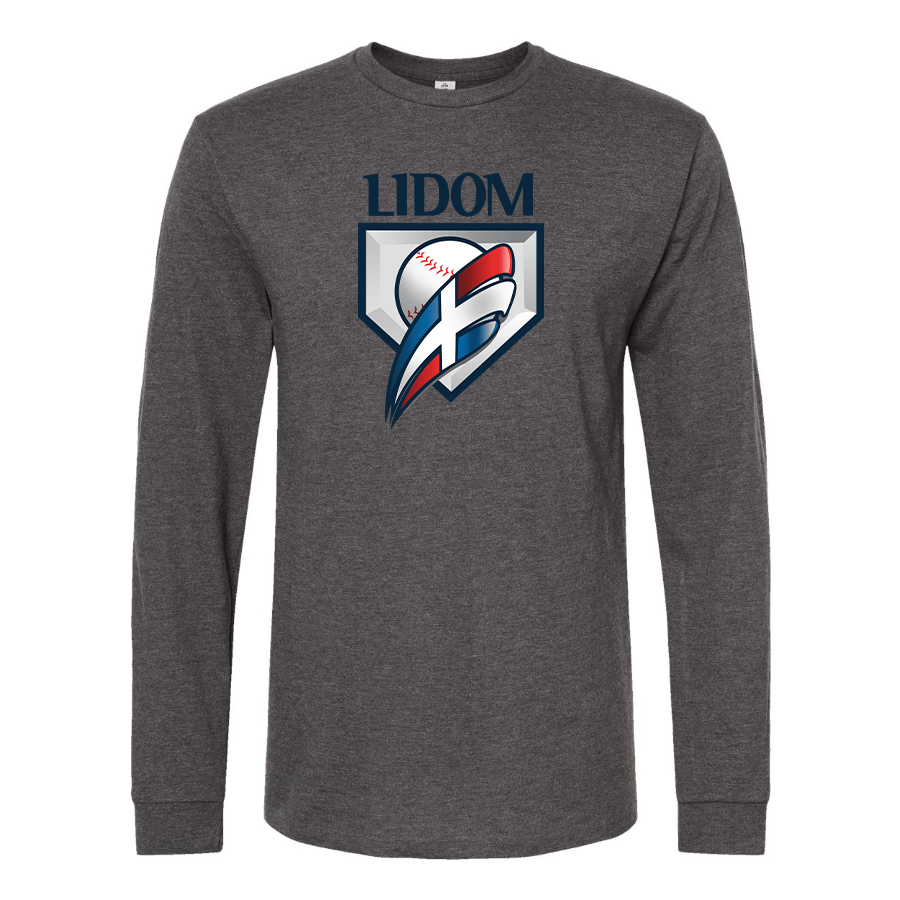 Men's Lidom Logo Cotton Long Sleeve T-Shirt