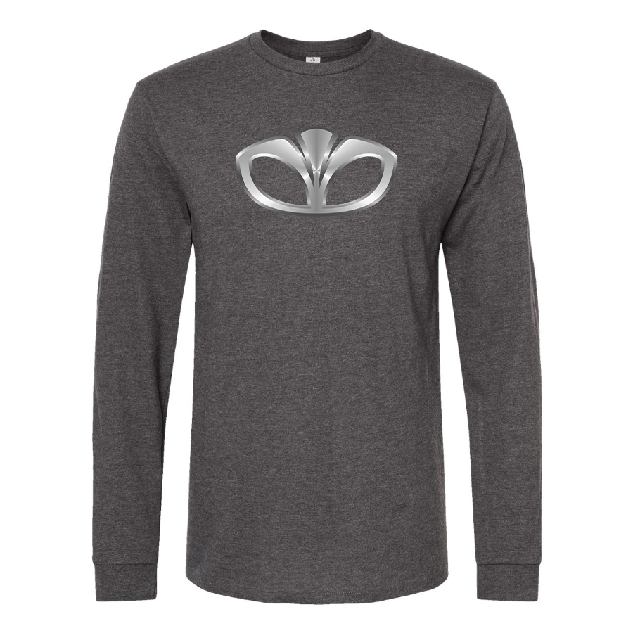 Men's Daewoo Logo Cotton Long Sleeve T-Shirt