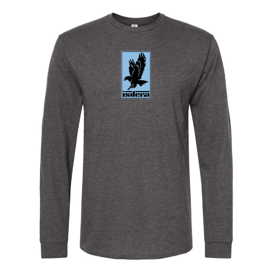 Men's Isdera Logo Cotton Long Sleeve T-Shirt