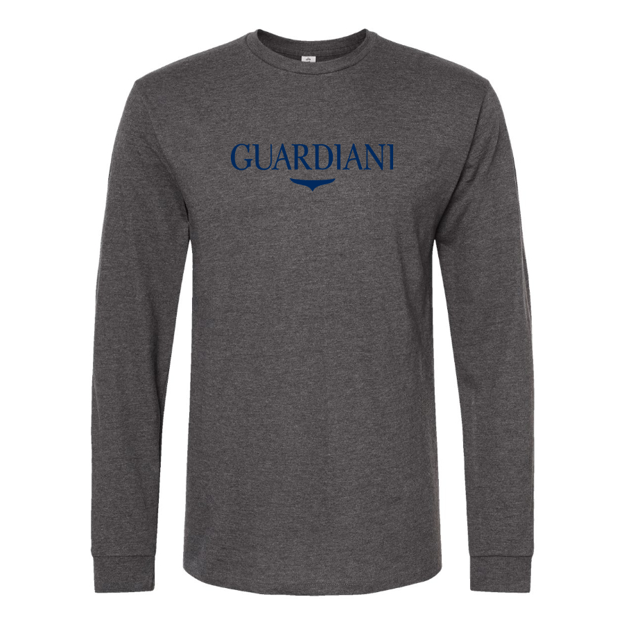 Men's Alberto Guardiani Logo Cotton Long Sleeve T-Shirt