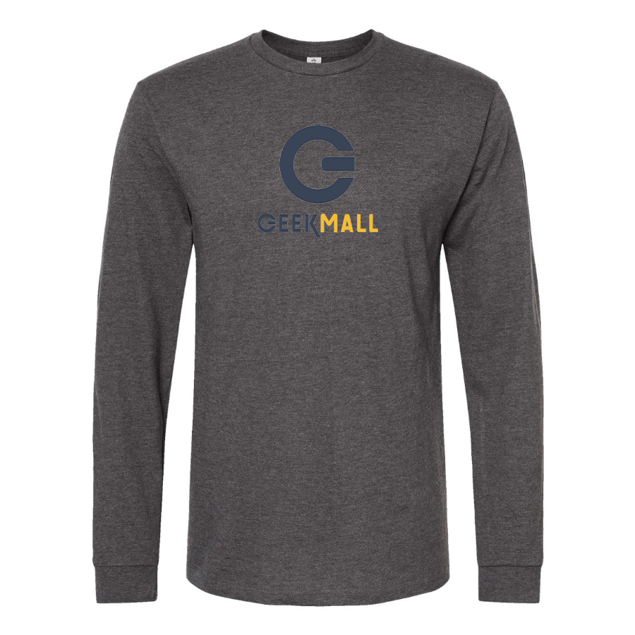 Men's Geekmall Logo Cotton Long Sleeve T-Shirt