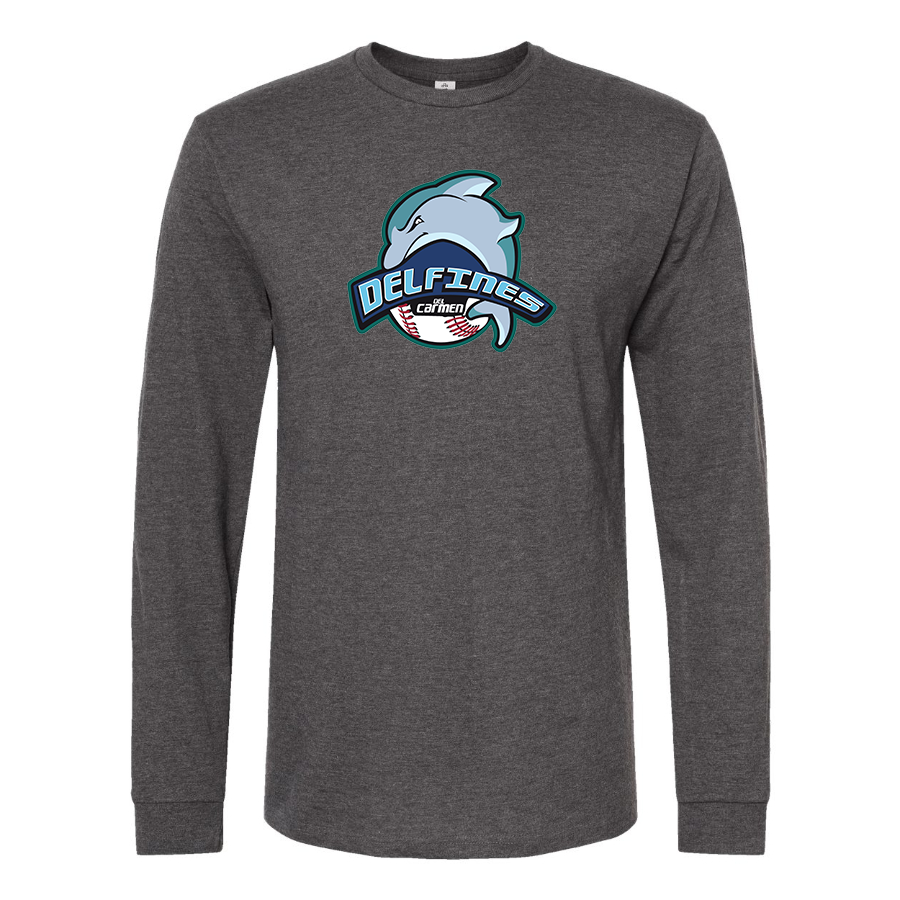 Men's Carmen Delfines Logo Cotton Long Sleeve T-Shirt