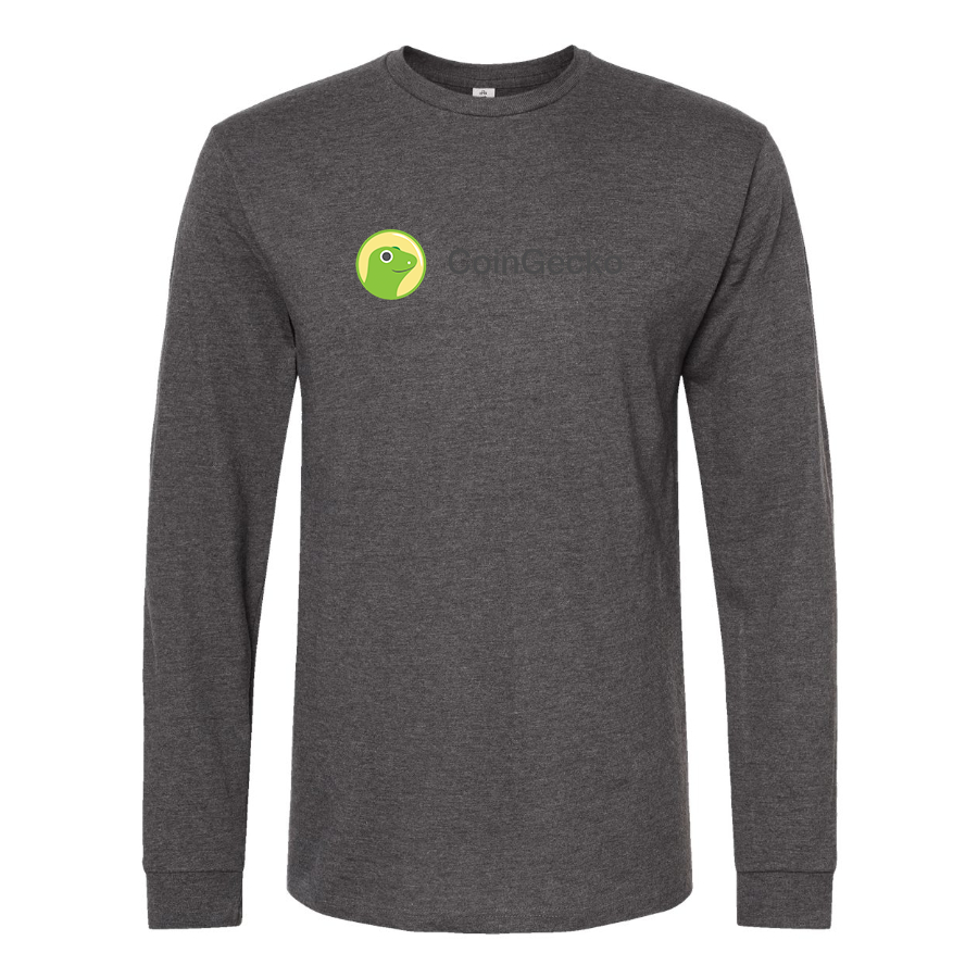 Men's CoinGecko Logo Cotton Long Sleeve T-Shirt