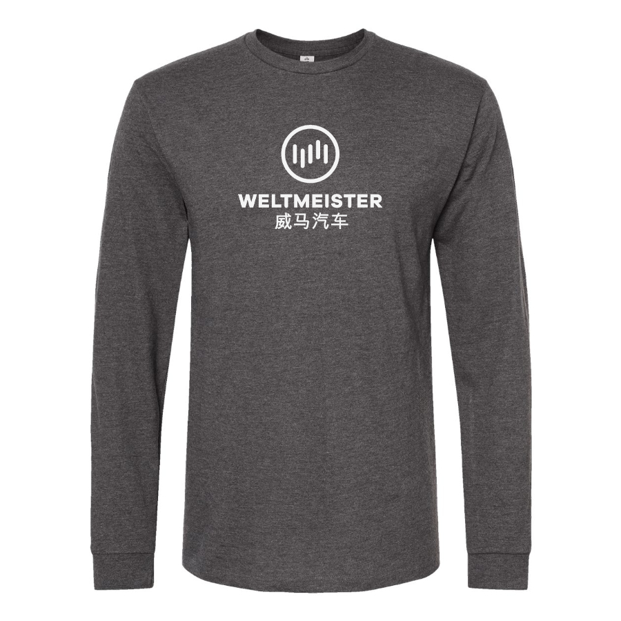 Men's Weltmeister Logo Cotton Long Sleeve T-Shirt