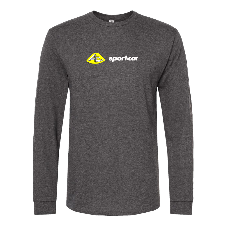 Men's AC Sport Car Logo Cotton Long Sleeve T-Shirt