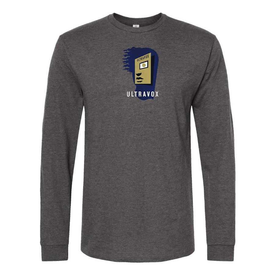 Men's Ultravox Logo Cotton Long Sleeve T-Shirt