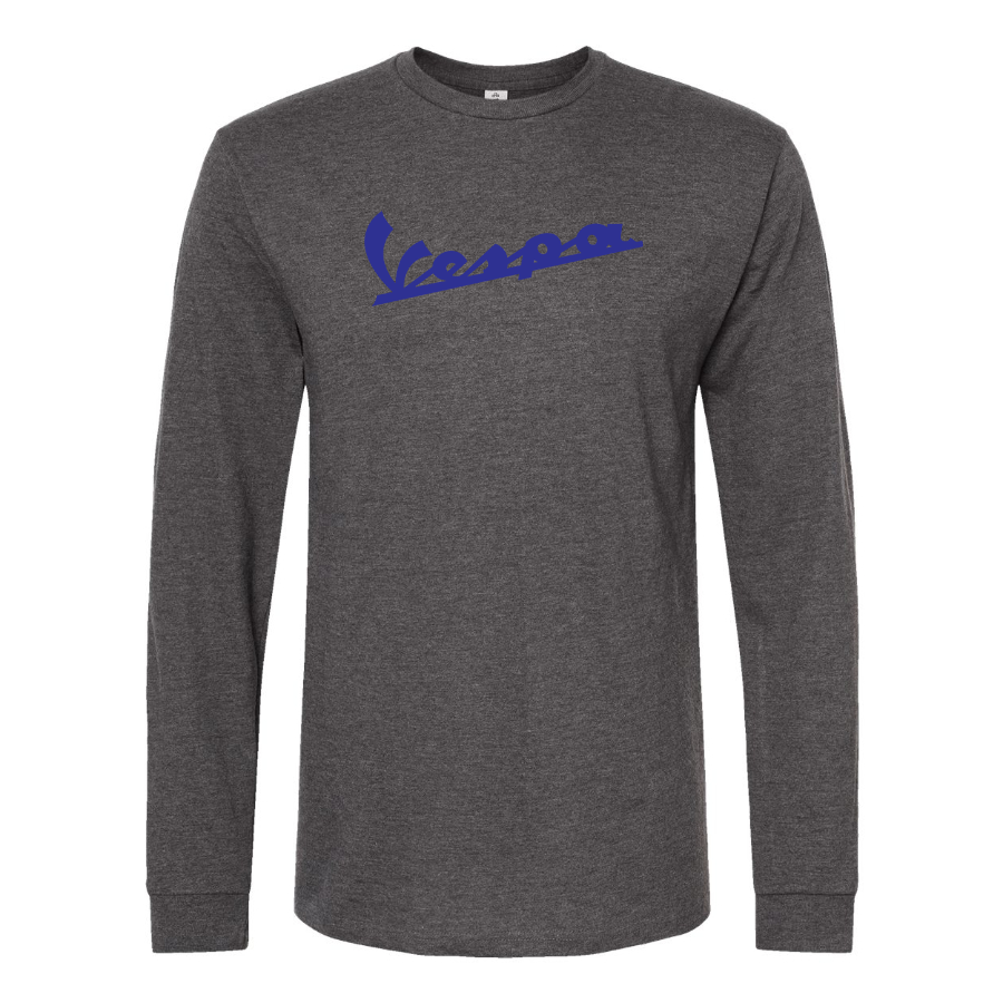 Men's Vespa Logo Cotton Long Sleeve T-Shirt