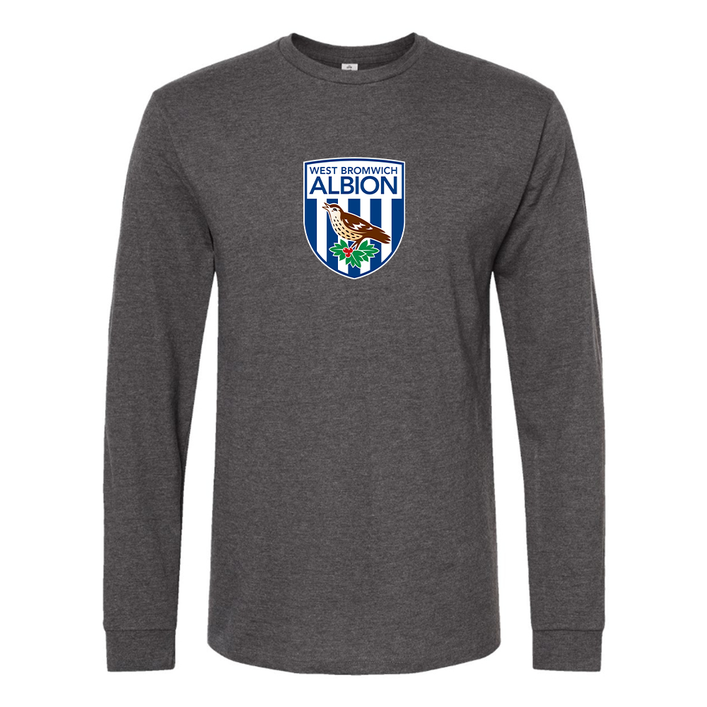 Men's West Bromwich Albion Soccer Cotton Long Sleeve T-Shirt
