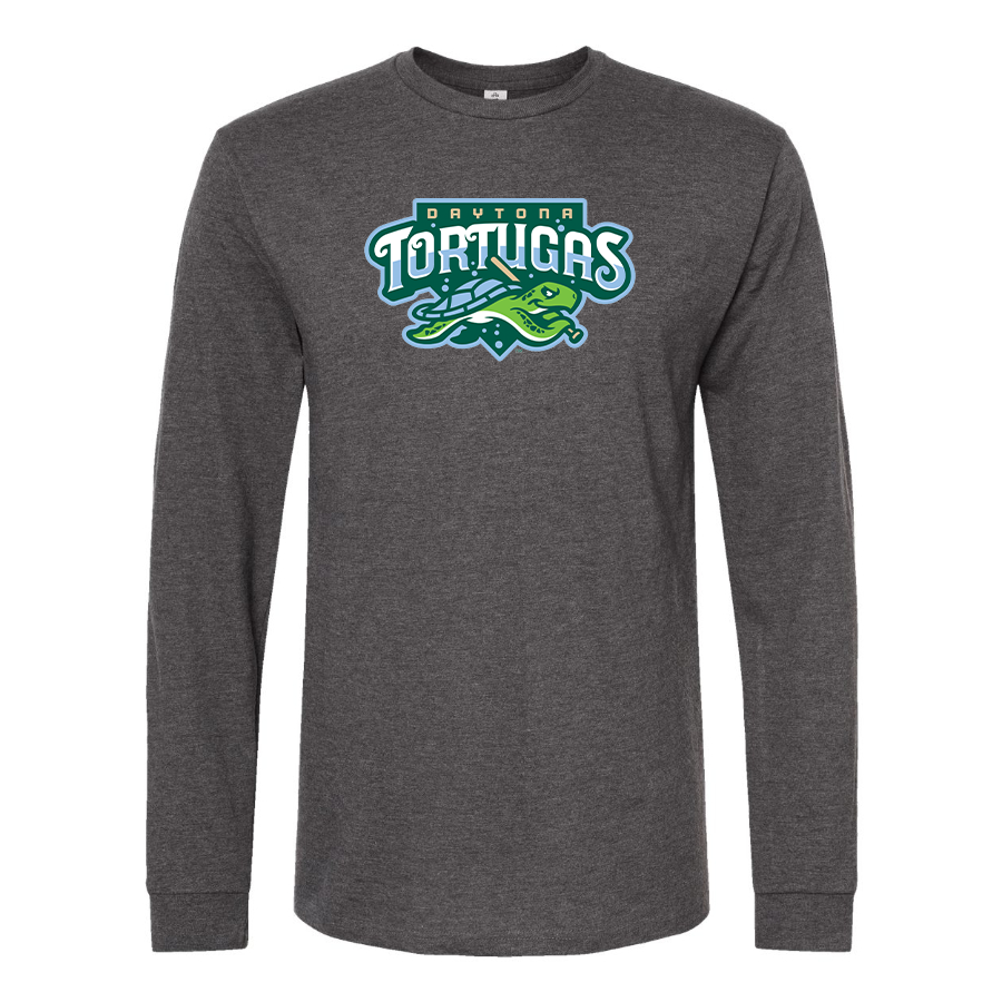Men's Daytona Tortugas Logo Cotton Long Sleeve T-Shirt