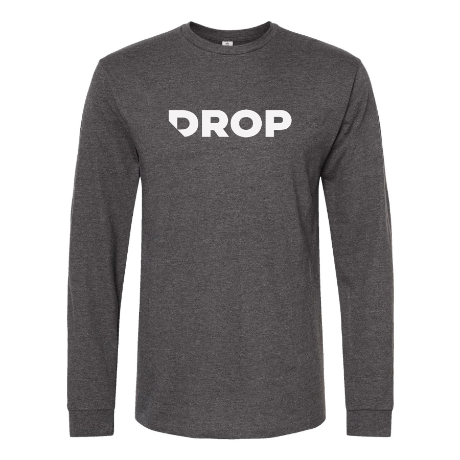 Men's Massdrop Logo Cotton Long Sleeve T-Shirt