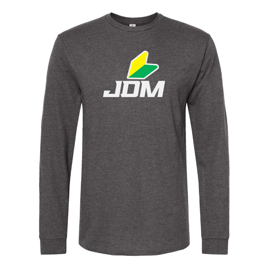 Men's JDM Logo Cotton Long Sleeve T-Shirt