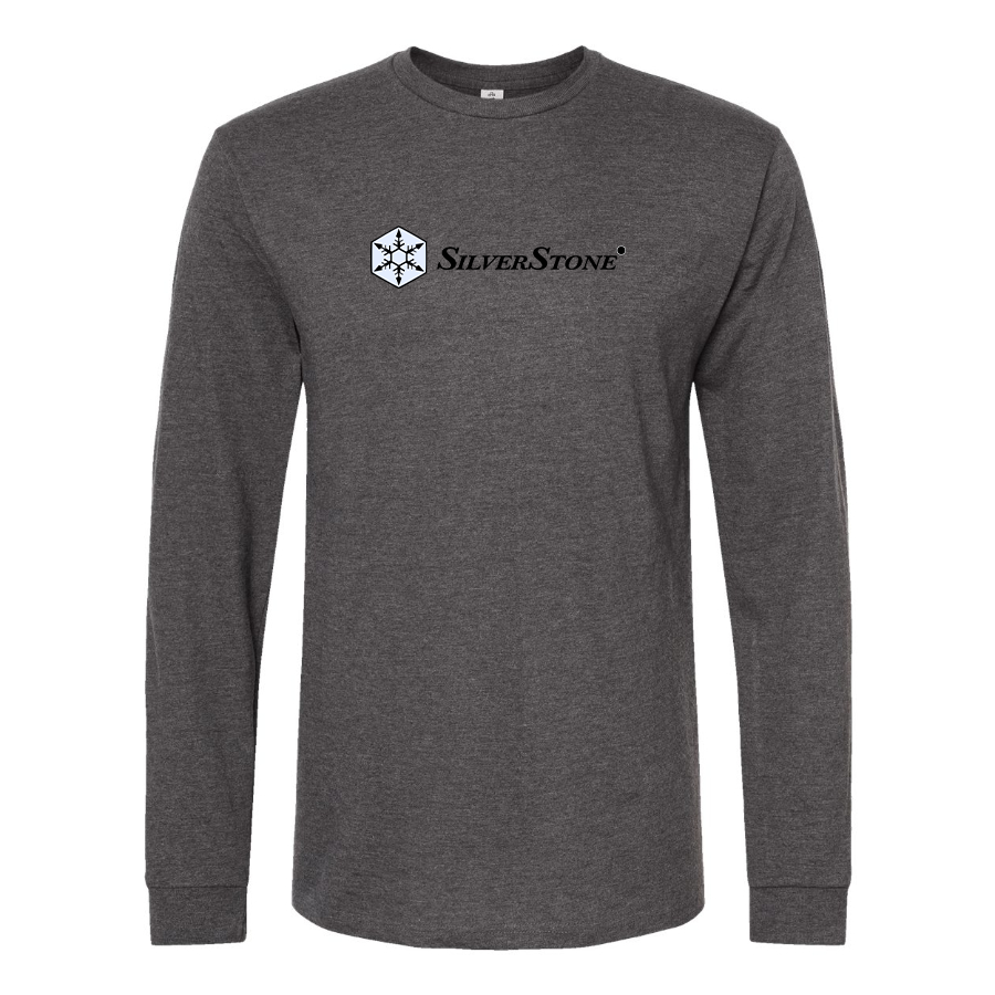 Men's SilverStone Logo Cotton Long Sleeve T-Shirt