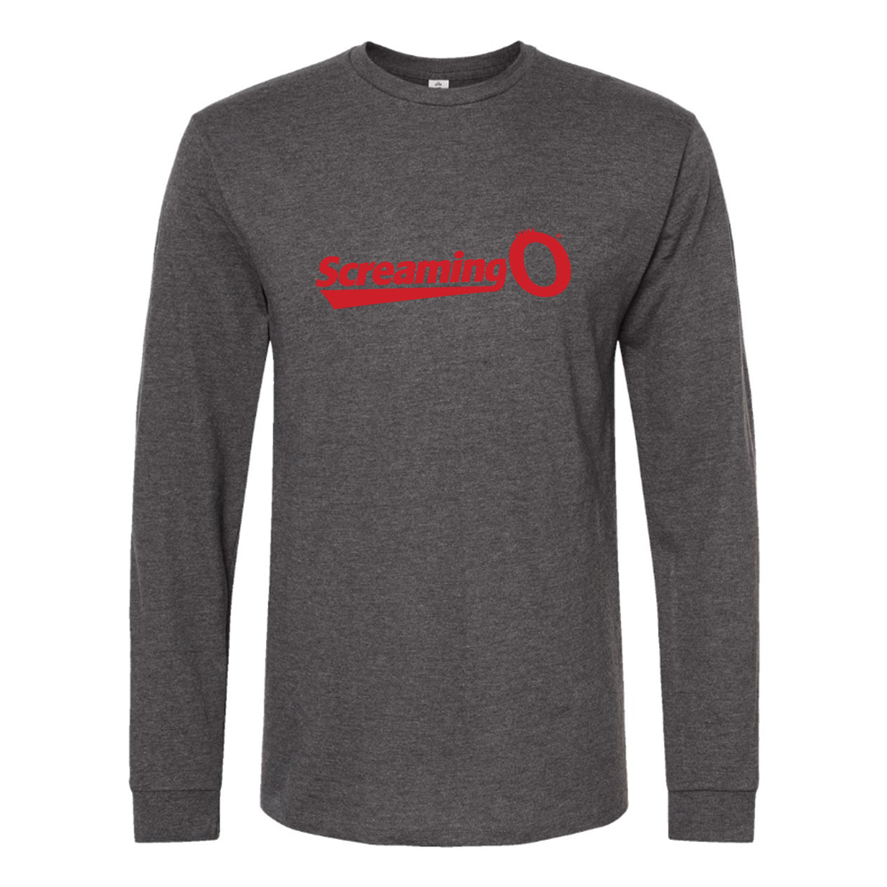 Men's ScreamingO Logo Cotton Long Sleeve T-Shirt