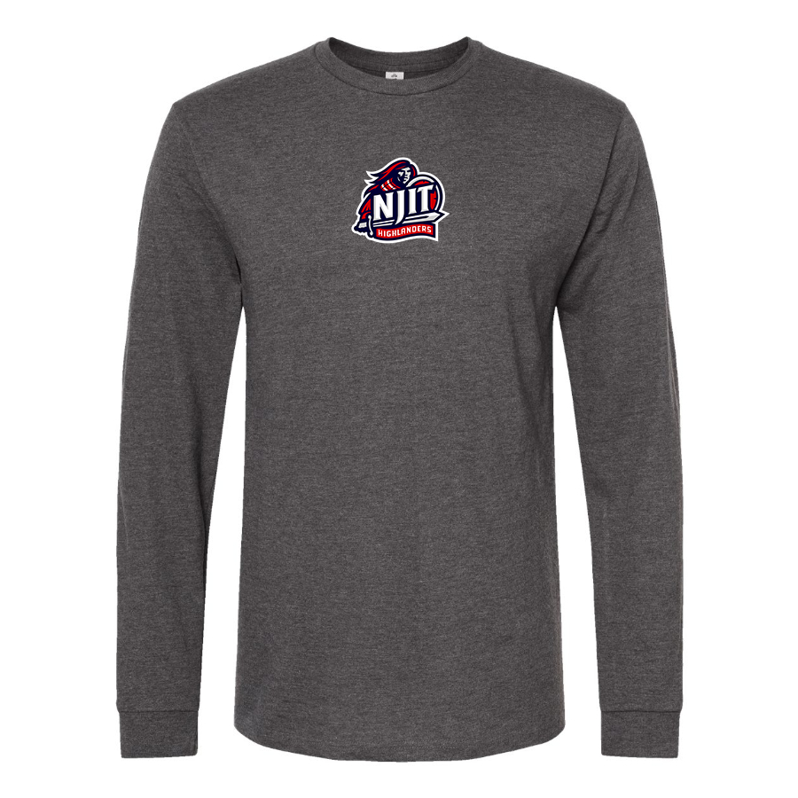 Men's NJIT Highlanders Logo Cotton Long Sleeve T-Shirt