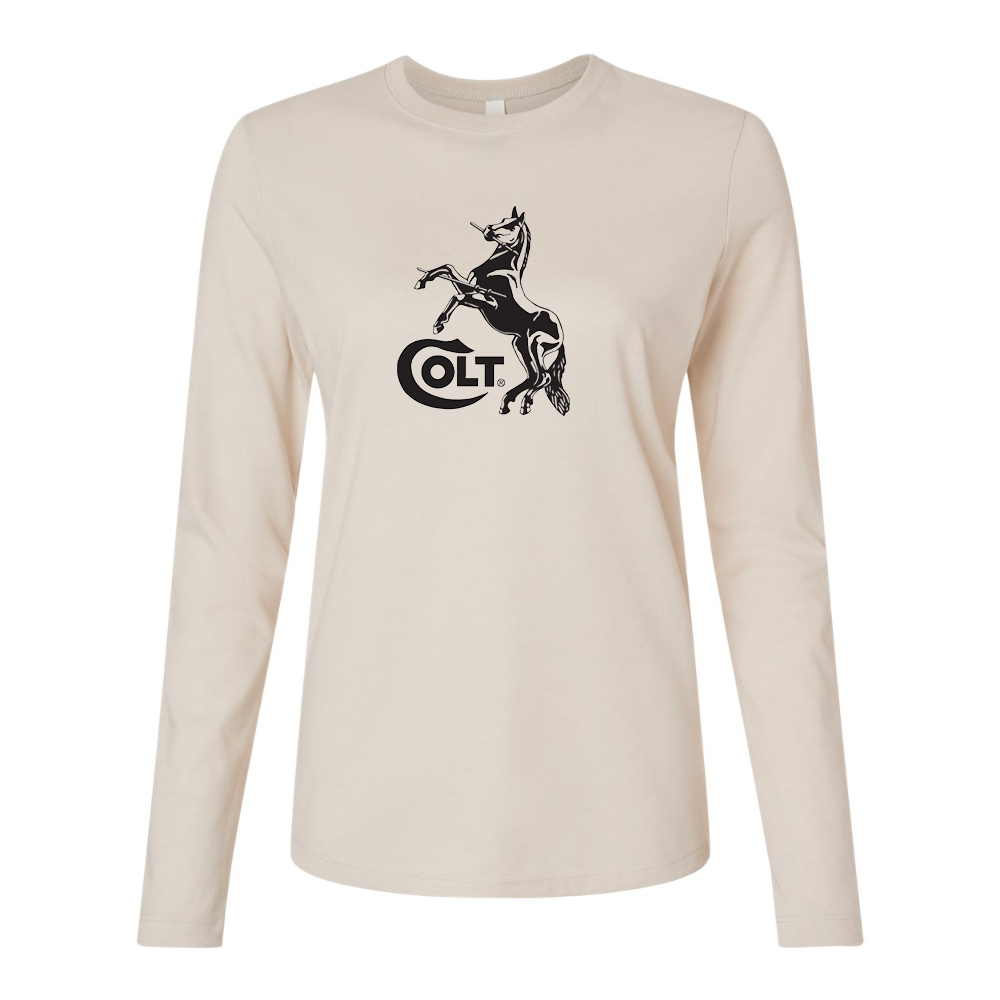 BELLA CANVAS Women’s Colt Horse Jersey Long Sleeve Tee