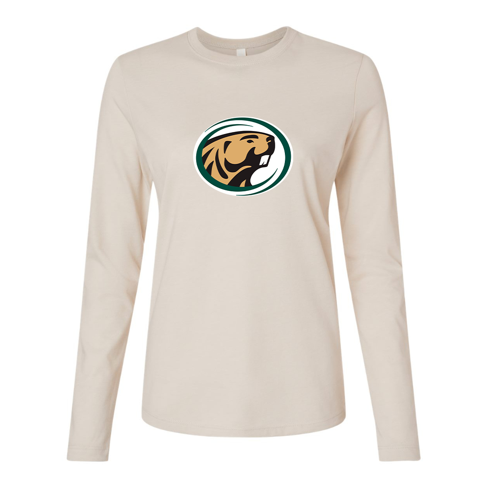 BELLA CANVAS Women’s Bemidji State Beavers Jersey Long Sleeve Tee