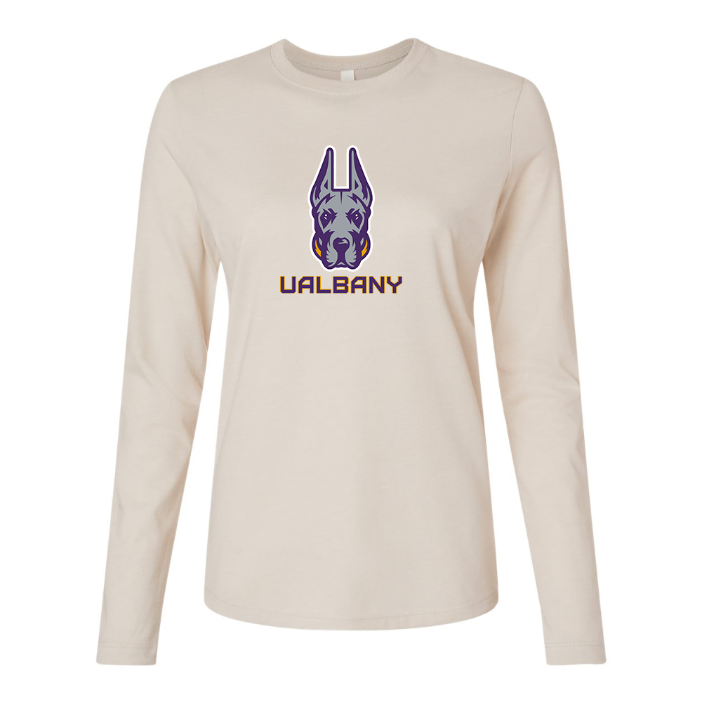 BELLA CANVAS Women’s Albany Great Danes Jersey Long Sleeve Tee