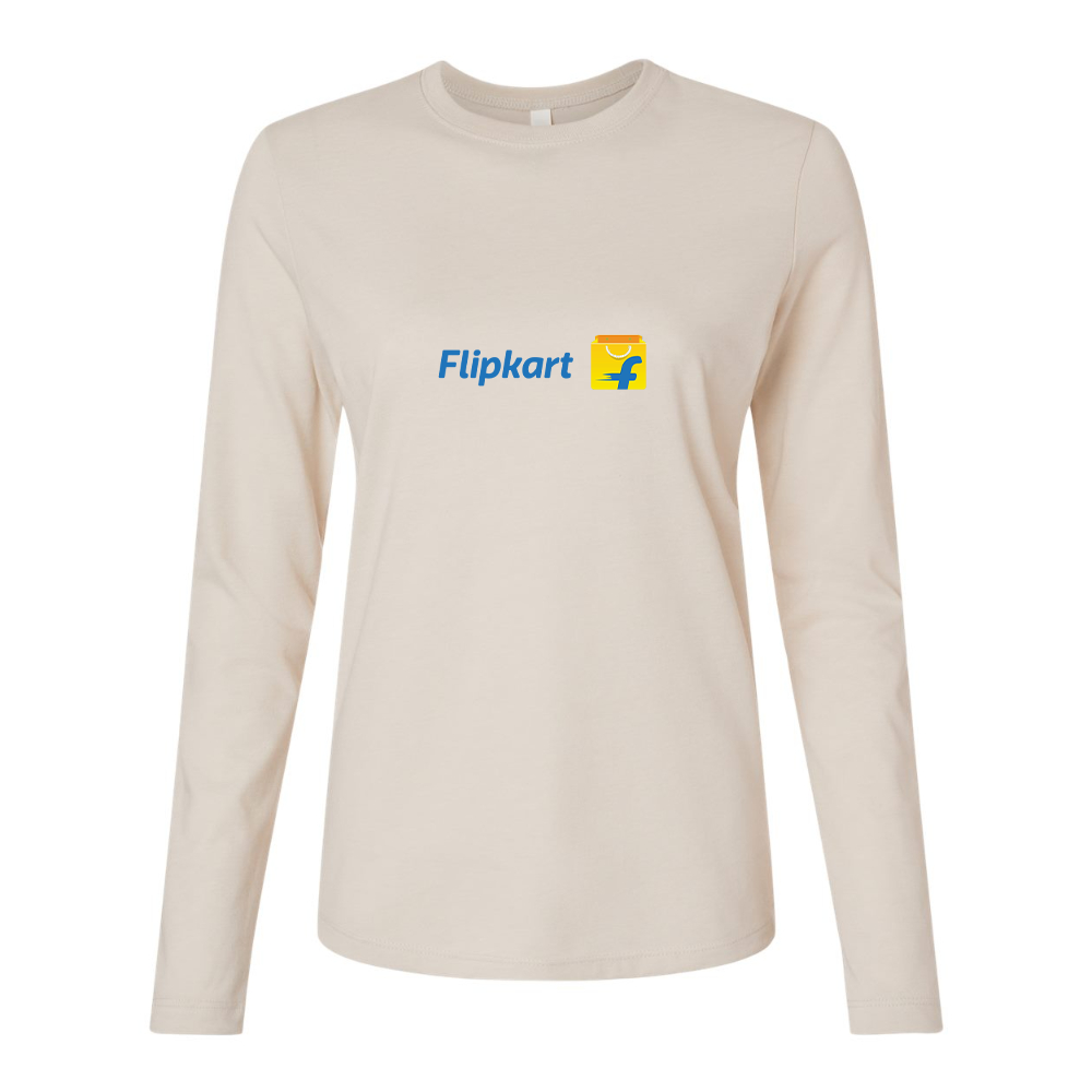 BELLA CANVAS Women’s Flipkart Jersey Long Sleeve Tee