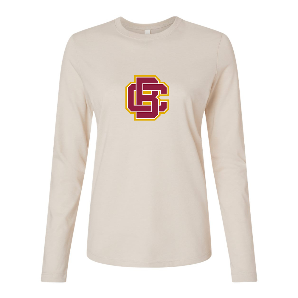 BELLA CANVAS Women’s Bethune Cookman Wildcats Jersey Long Sleeve Tee
