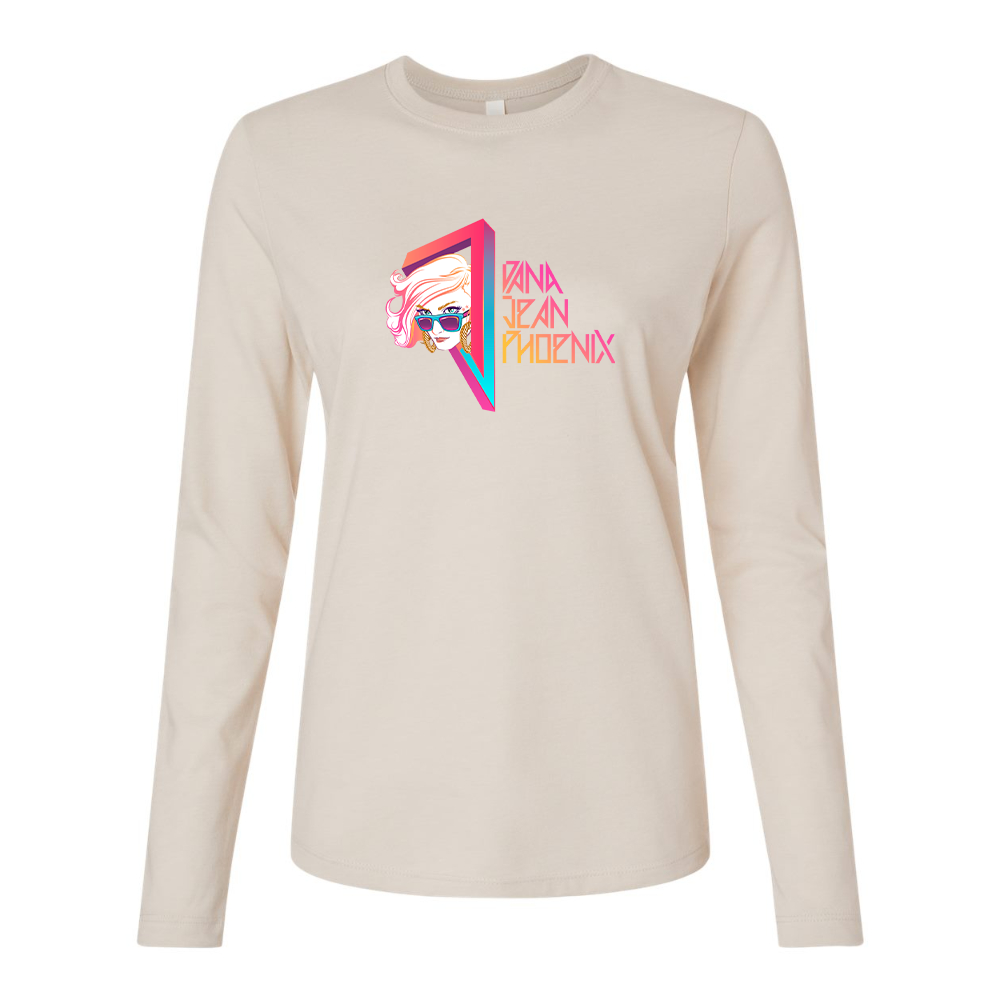 BELLA CANVAS Women’s Dana Jean Phoenix Jersey Long Sleeve Tee