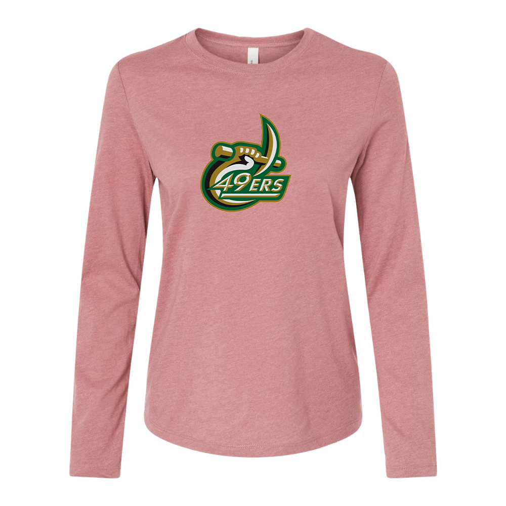 BELLA CANVAS Charlotte 49ers Jersey Long Sleeve Tee