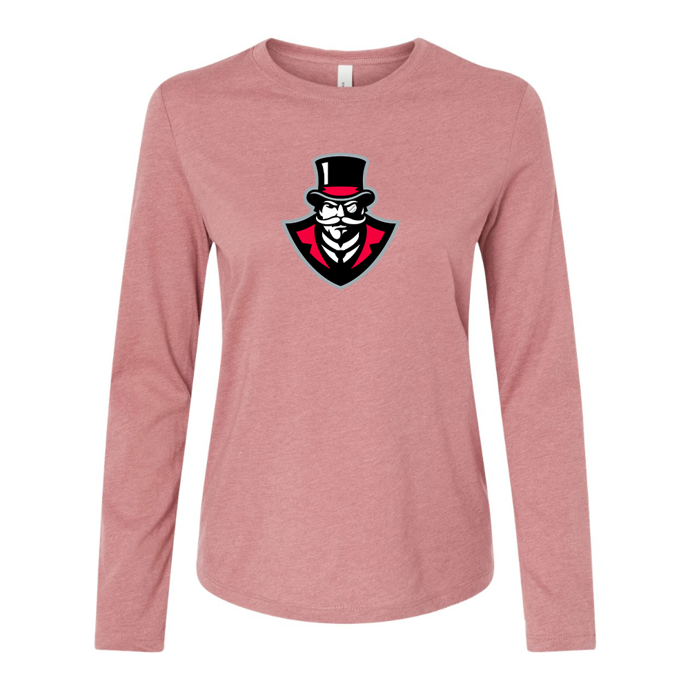 BELLA CANVAS Austin Peay Governors Jersey Long Sleeve Tee