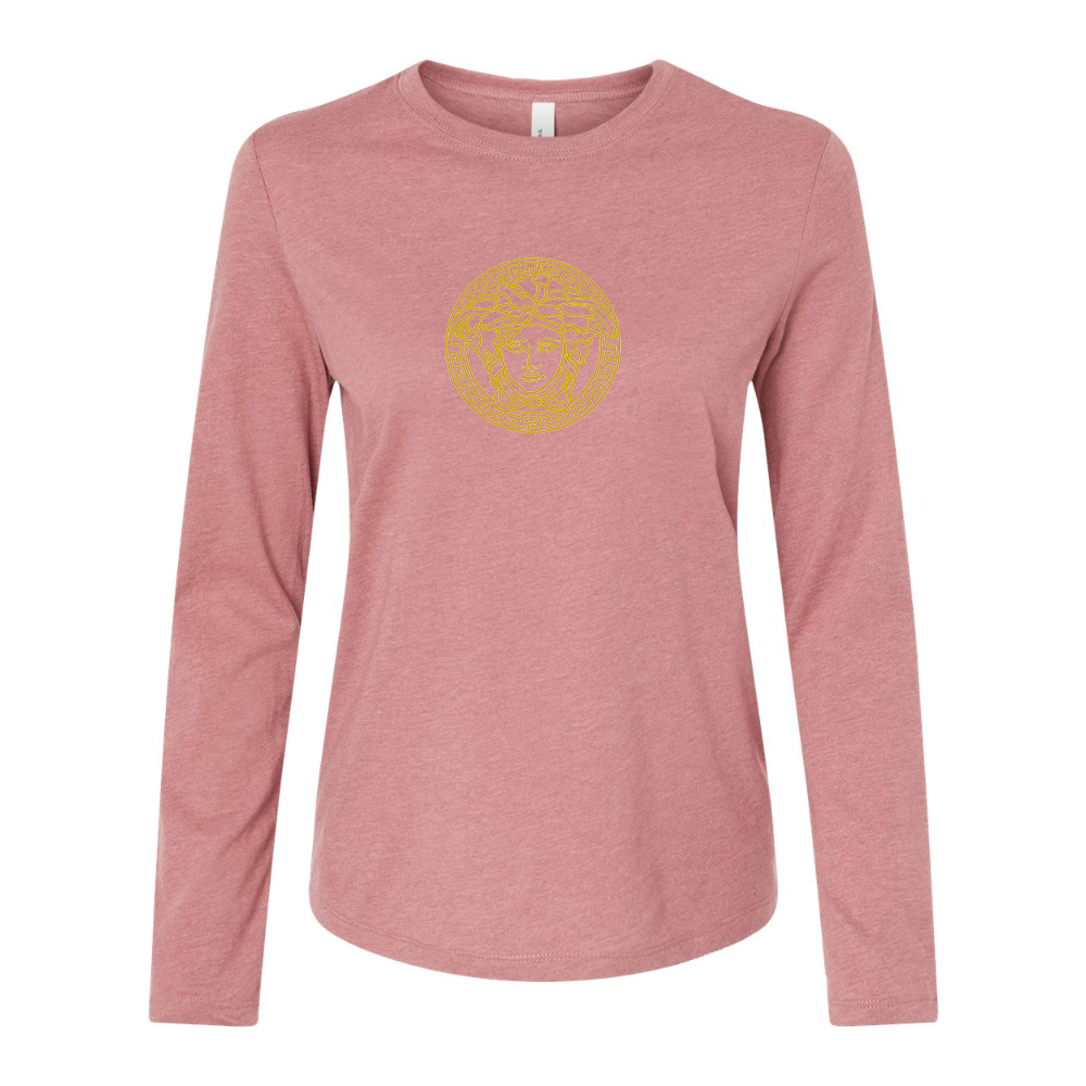 BELLA CANVAS Women’s Versace Thumbnail Jersey Long Sleeve Tee
