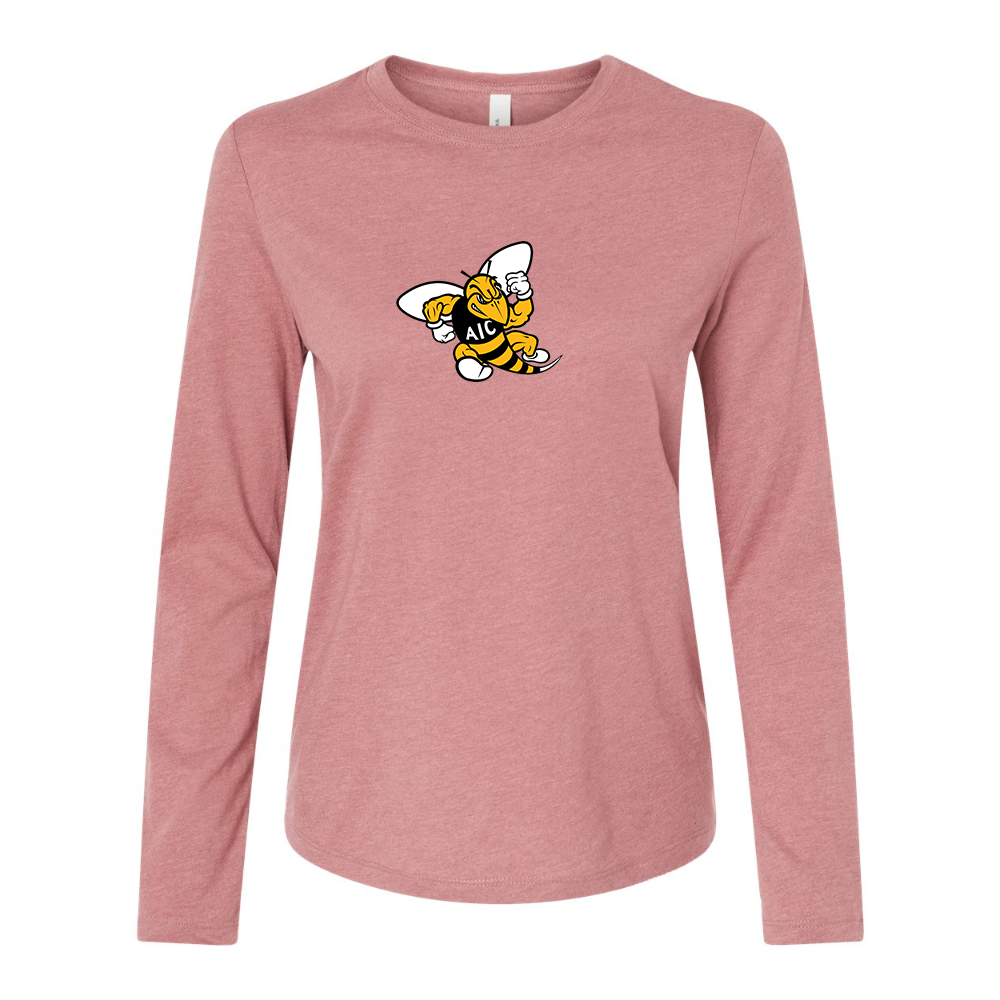 BELLA CANVAS Women’s AIC Yellow Jackets Jersey Long Sleeve Tee