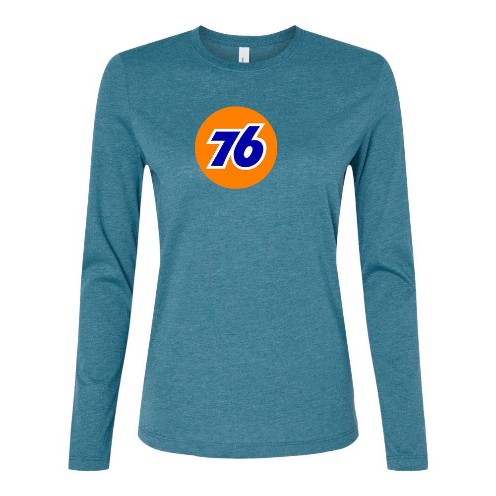 BELLA CANVAS Women’s 76 Gas Station Jersey Long Sleeve Tee