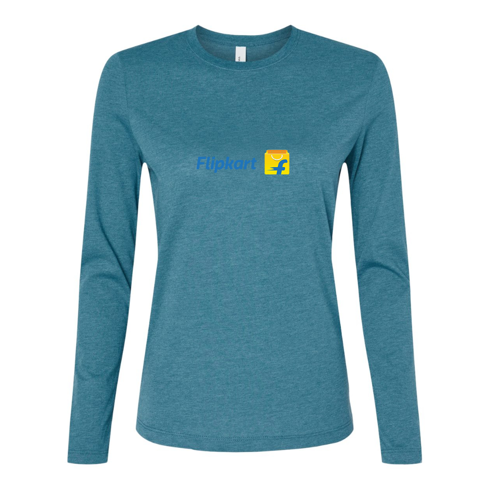 BELLA CANVAS Women’s Flipkart Jersey Long Sleeve Tee