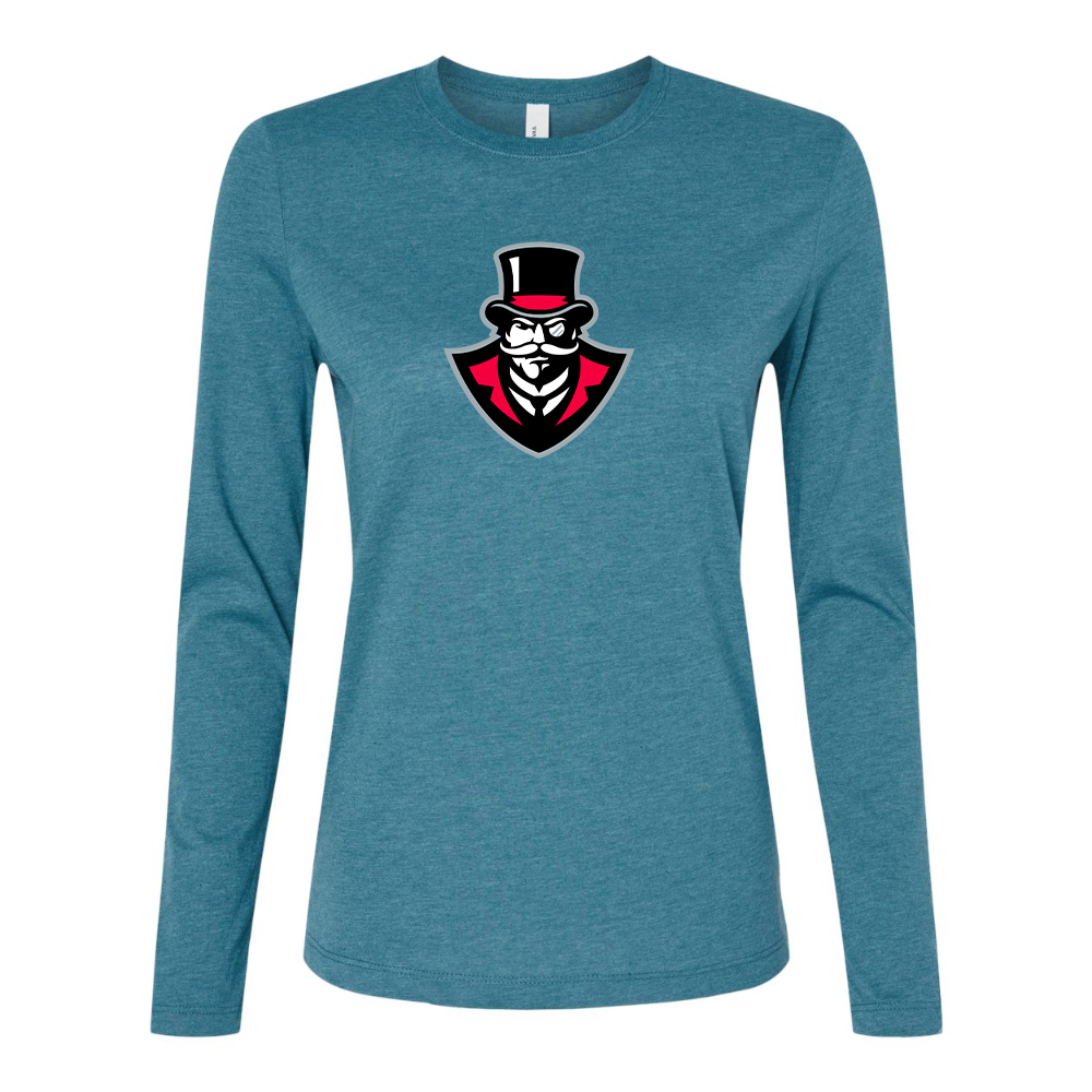 BELLA CANVAS Austin Peay Governors Jersey Long Sleeve Tee