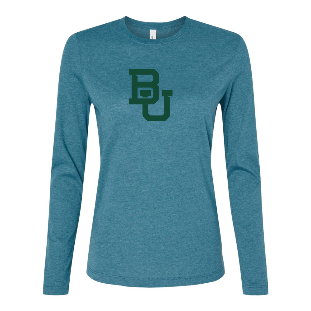 BELLA CANVAS Baylor Bears Jersey Long Sleeve Tee