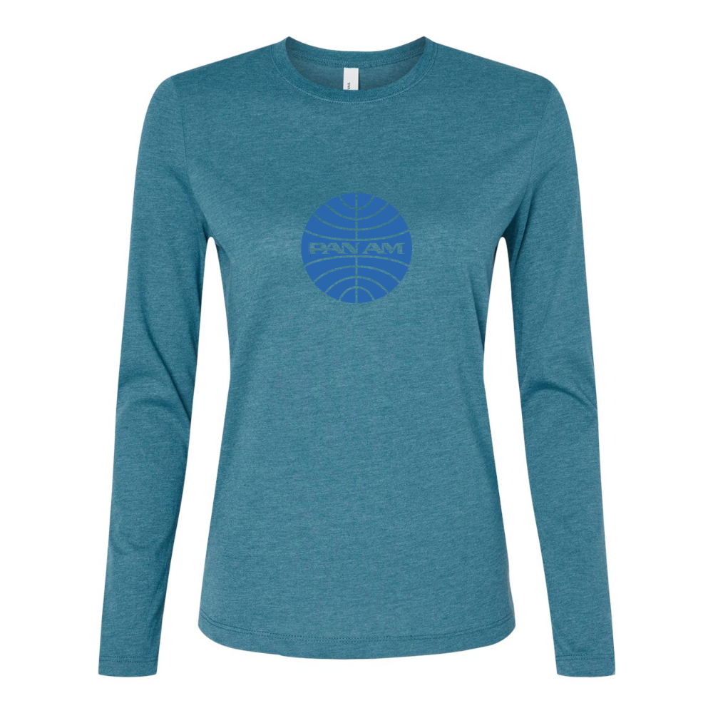 BELLA CANVAS Pan Am Jersey Long Sleeve Tee