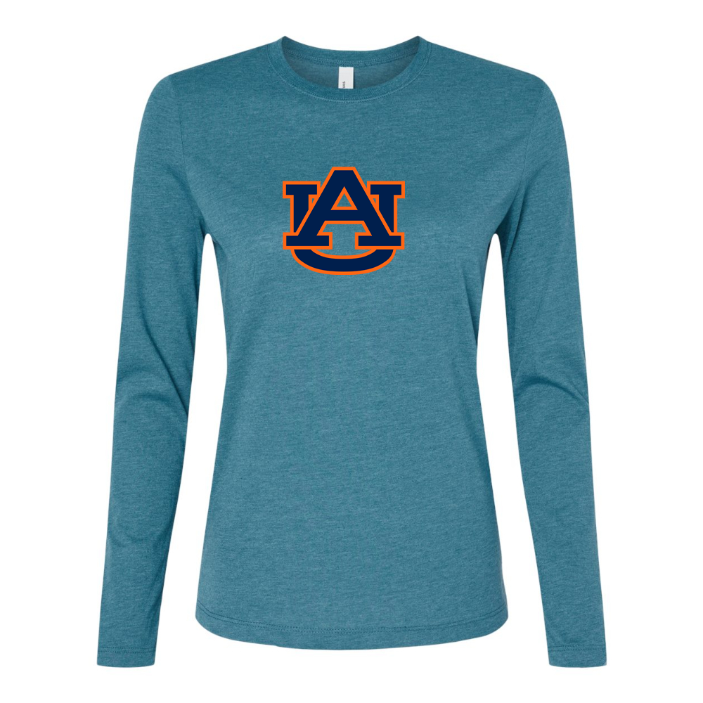 BELLA CANVAS Auburn Tigers Jersey Long Sleeve Tee