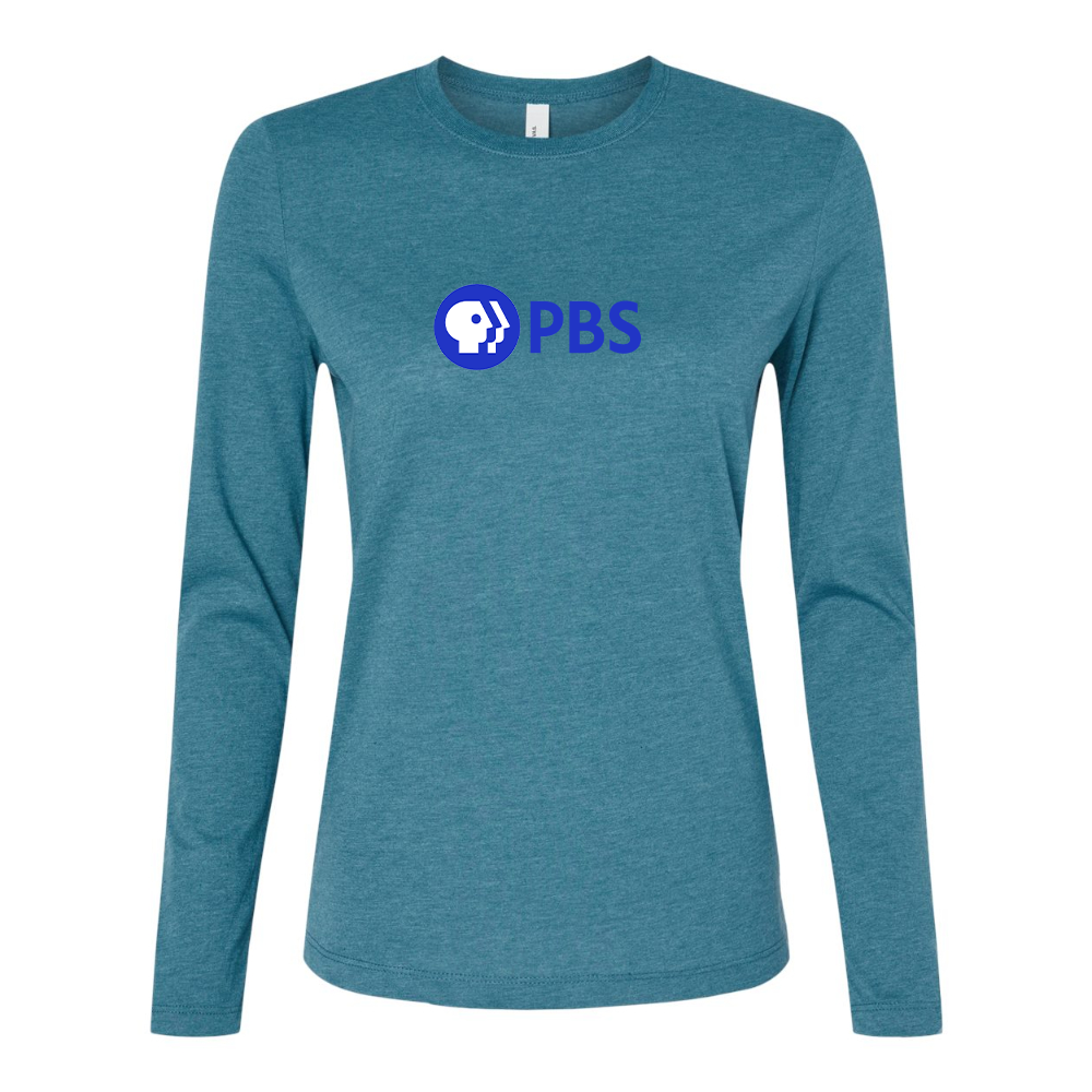 BELLA CANVAS PBS Blue Jersey Long Sleeve Tee