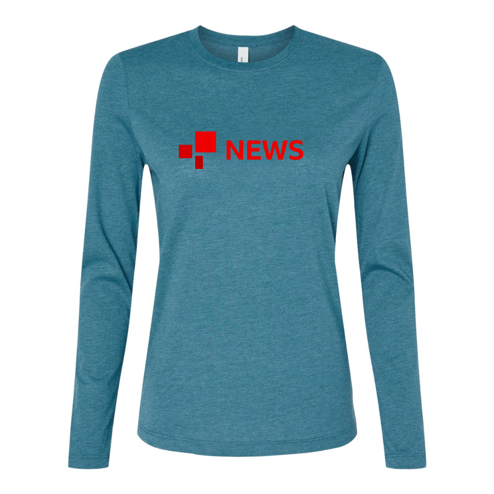 BELLA CANVAS BBC News Jersey Long Sleeve Tee
