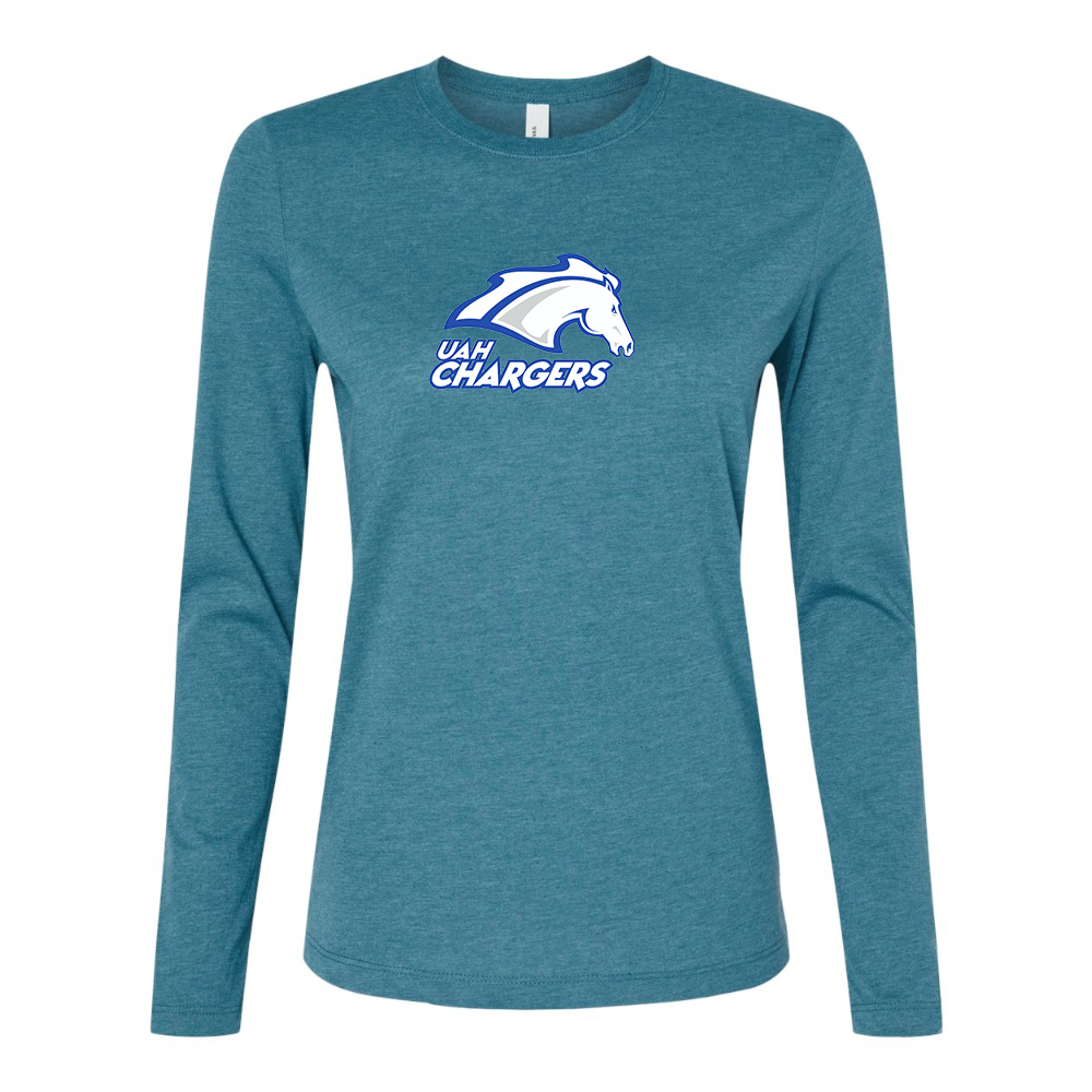 BELLA CANVAS Women’s Alabama Huntsville Chargers Jersey Long Sleeve Tee
