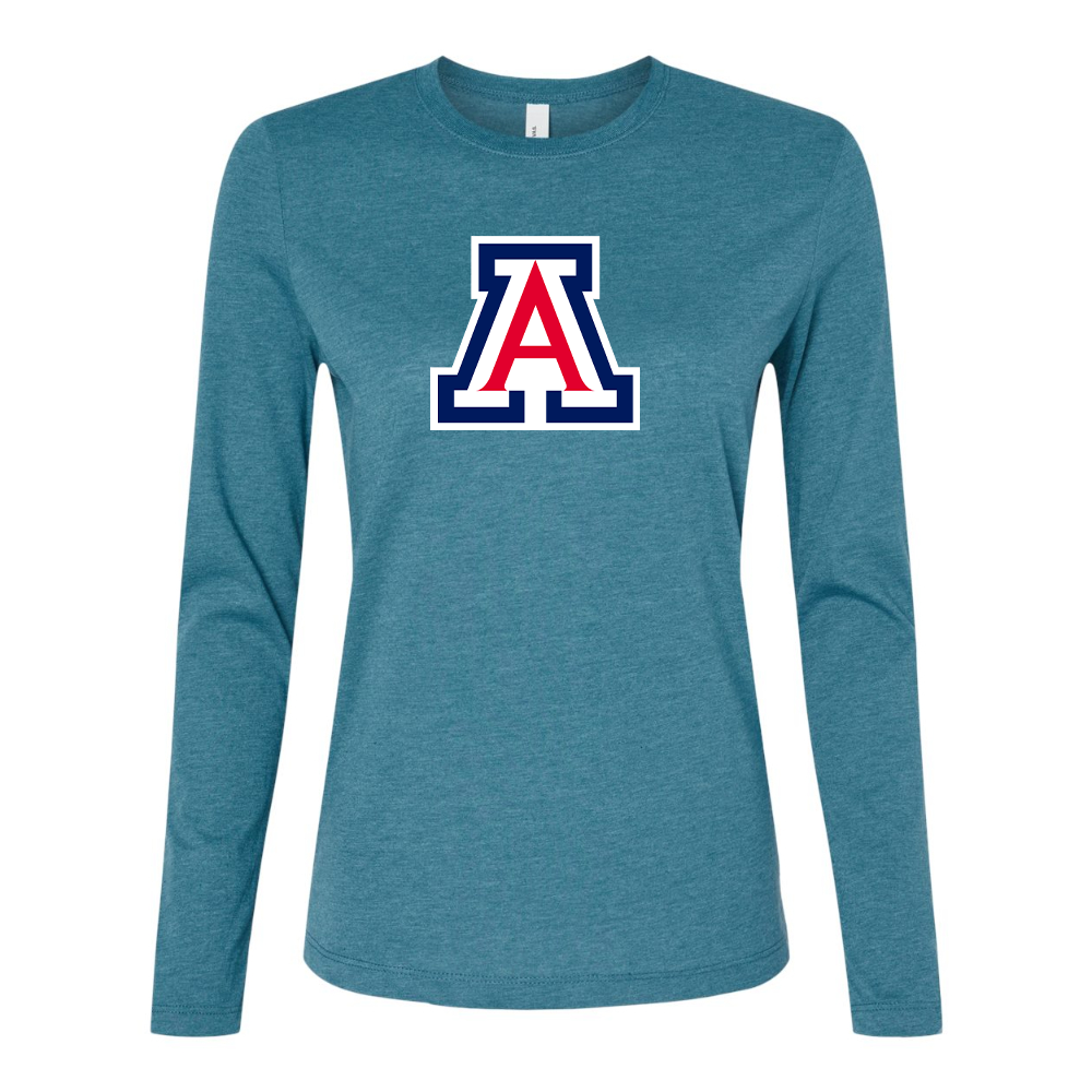 BELLA CANVAS Women’s Arizona Wildcats Jersey Long Sleeve Tee