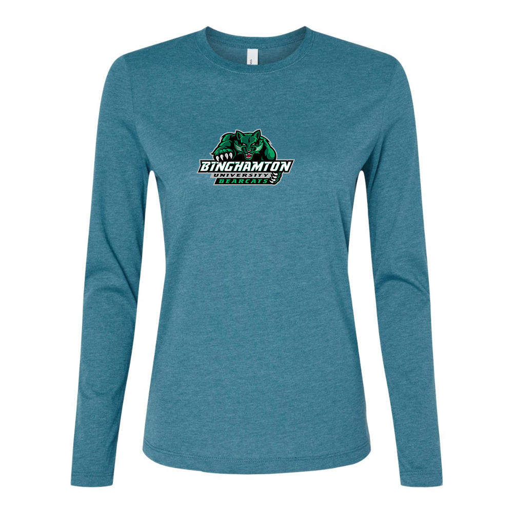 BELLA CANVAS Binghamton Bearcats Jersey Long Sleeve Tee