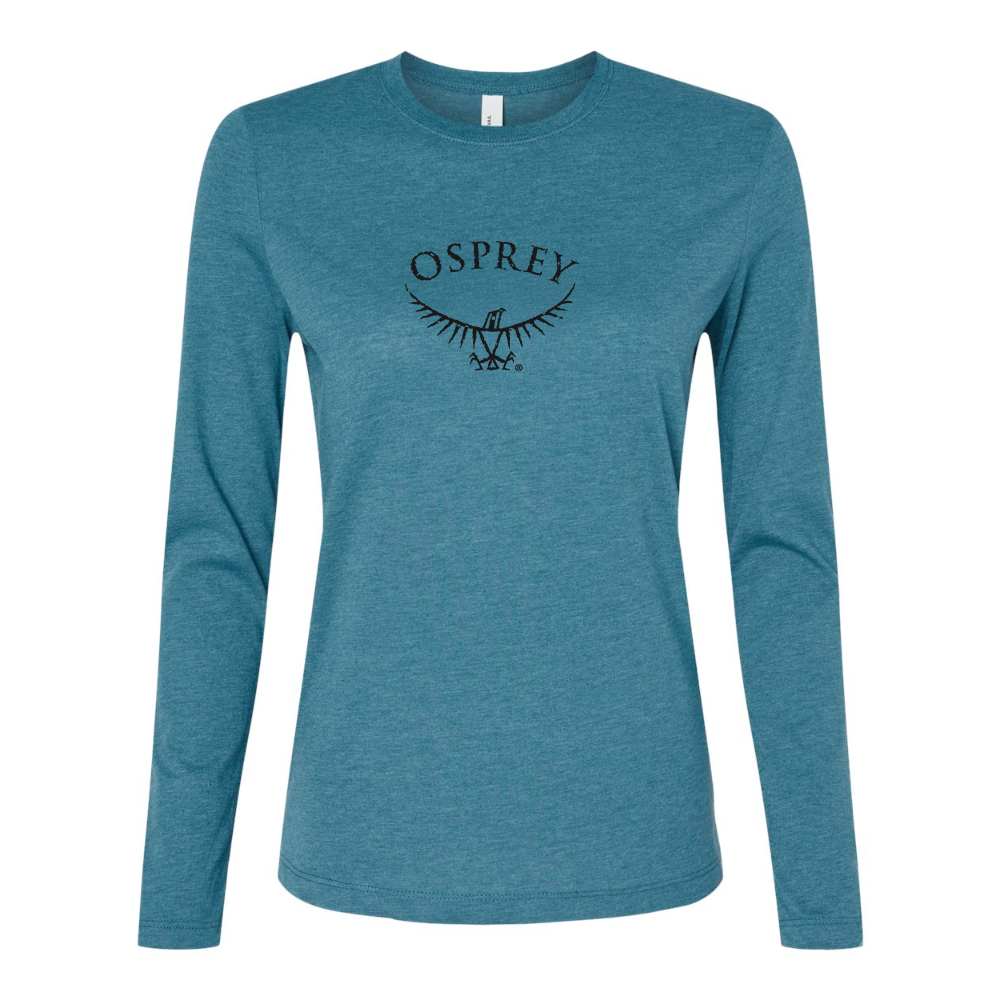 BELLA CANVAS Osprey Black Jersey Long Sleeve Tee