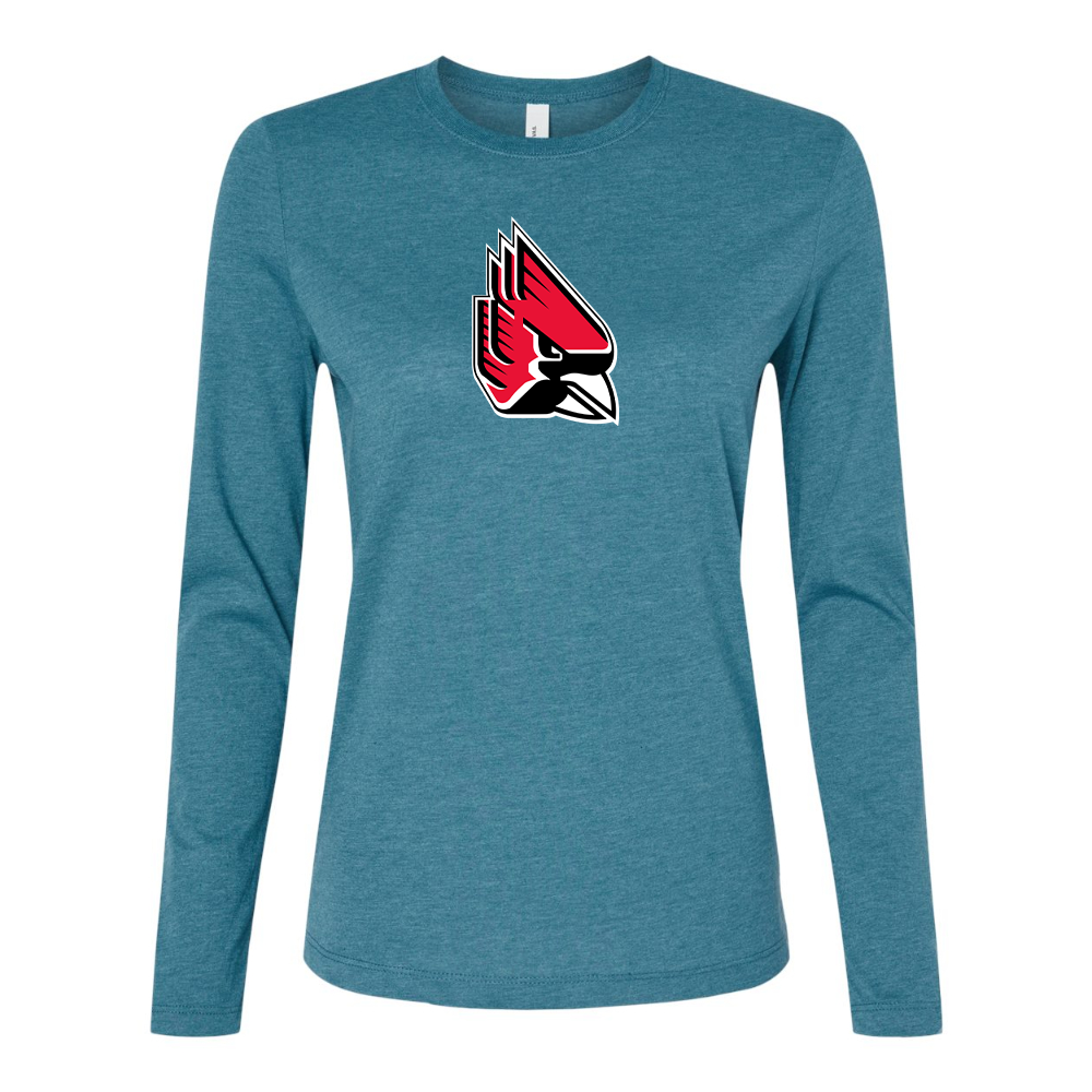 BELLA CANVAS Ball State Cardinals Jersey Long Sleeve Tee