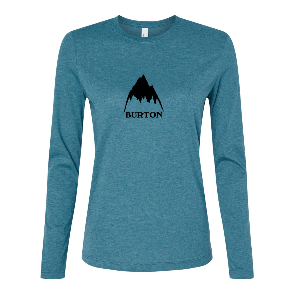 BELLA CANVAS Women’s Burton Mountain Jersey Long Sleeve Tee