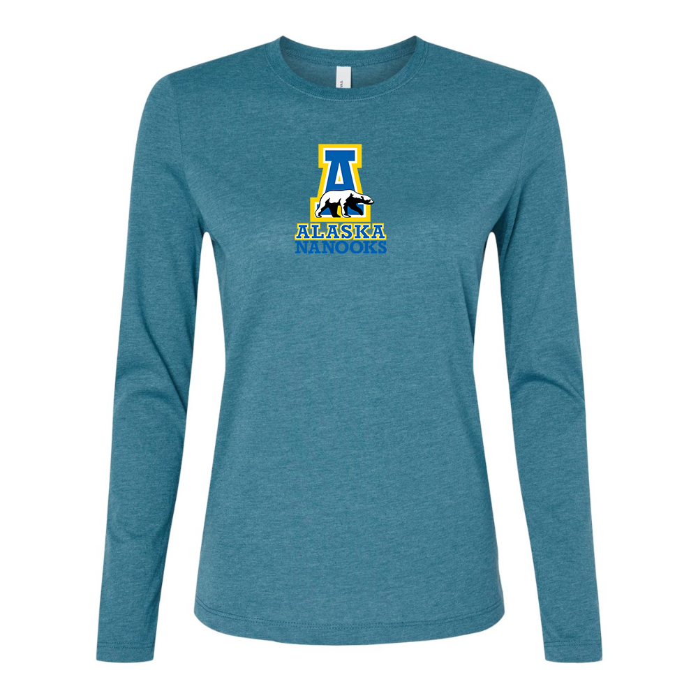 BELLA CANVAS Women’s Alaska Nanooks Jersey Long Sleeve Tee