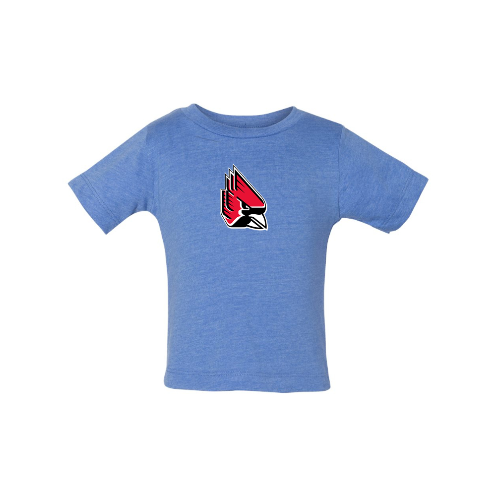 Ball State Cardinals BELLA CANVAS Infant Jersey Tee