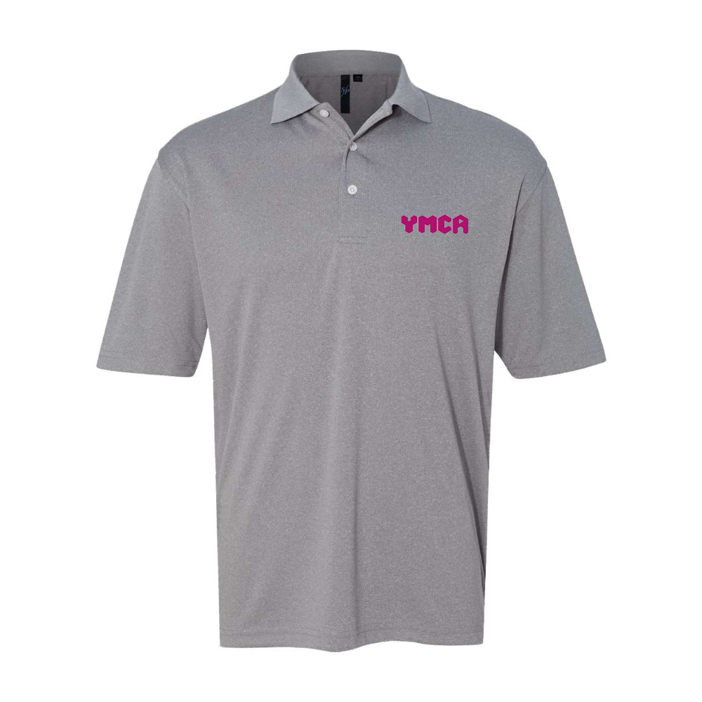 Men's YMCA Mauve Sierra Pacific Moisture Free Mesh Polo