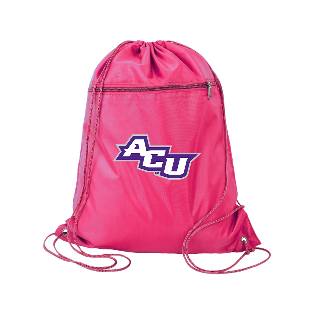 Abilene Christian Wildcats Q-Tees - Polyester Cinchpack