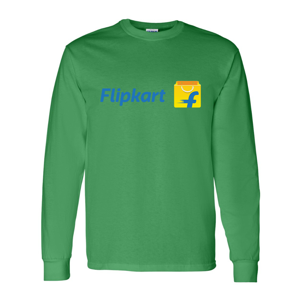Men's Flipkart Gildan Heavy Cotton Long Sleeve T-Shirt