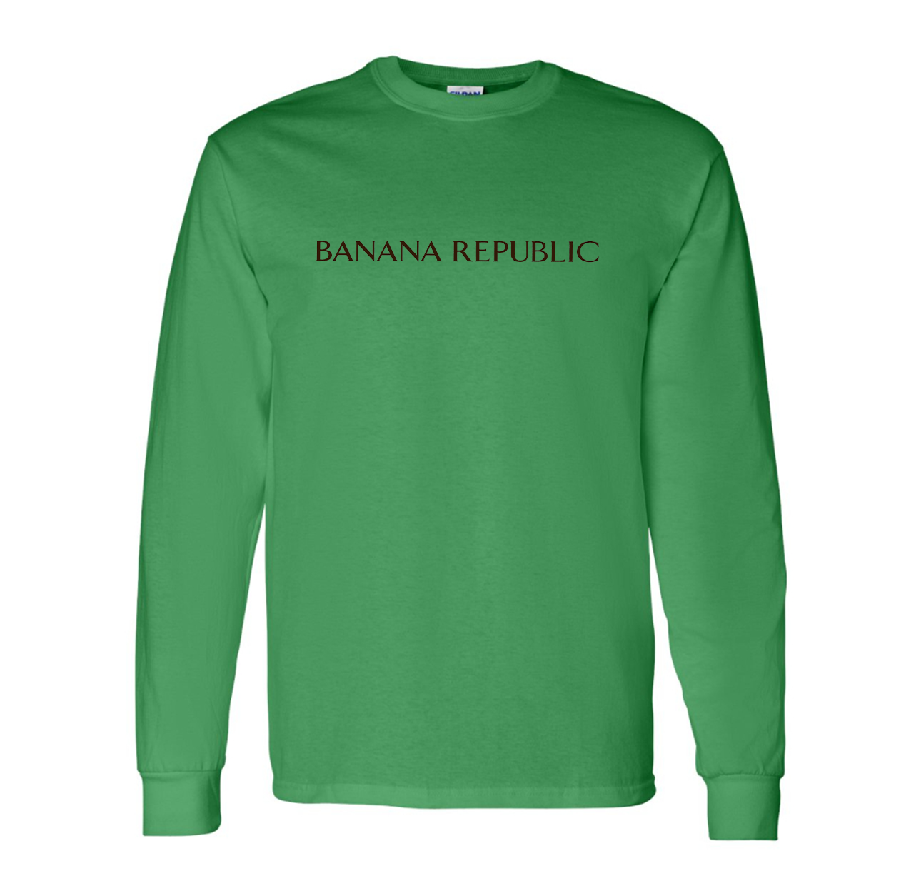 Men's Banana Republic Gildan Heavy Cotton Long Sleeve T-Shirt